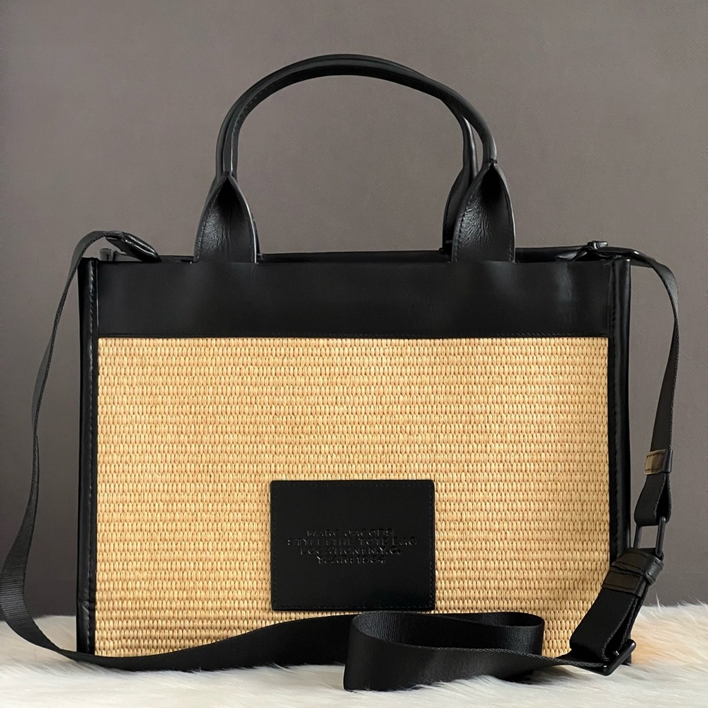 2Р3HTT014H02 - Marc Jacobs The Woven Medium Tote Bag - Picture 6 of 14